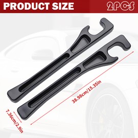 2 Pcs Seat Gap Filler,Car Seat Gap Filler Organizer,Car Seat Gap Filler,Dual Slot Car Seat Gap Organizer,Seat Gap Filler Organizer,Stop Things from Dropping, Compatible with All Cars