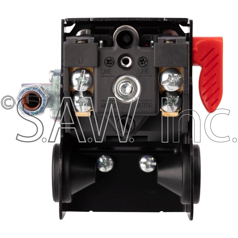 DeVilbiss Z-CAC-4221-3 DeVilbiss/Craftsman 1/4 NPT Port Pressure Switch 100/125 PSI