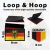Germany Flag Patches for Iron-On 3 Velcro Patch Germany Flag