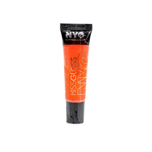 NYC Kiss Gloss, Tribeca Tangerine 534, 0.31 fl oz (9.4 ml)