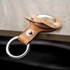 TORRO Llavero AirTag - Funda AirTag de cuero genuino con