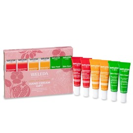 Weleda 2025 Hand Cream Gift, 0.3 fl oz (10 ml) x 2 x 3 Types, Pomegranate, Hippo Fan, Skin Food, Coffret Set