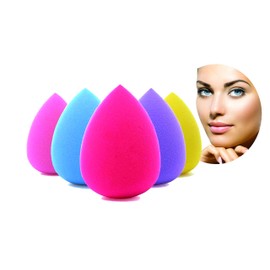PARENCE - Set of 5 makeup sponges with foundation, eyeshadow, cheeks, liquid creams/makeup, professional blend, assorted colours