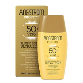 Angstrom Protect Sun Fluid Ultra Light Face SPF 50+, Photostable UVA/UVB and Blue Light/HEV, with Hyaluronic Acid, 40 ml