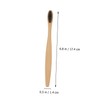 Ipetboom Charcoal Toothbrushes 10pcs Set Soft Nylon Bristles Travel Toothbrushes