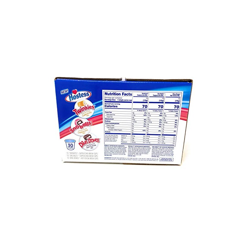 Hostess Variety Pack Cappuccino and Hot Cocoa 30 Single Serve