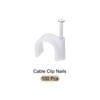 Rebower PE Cable Clip Nail Space Saving Clamp, [for Wire,