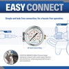 ESSENTIAL WASHER Pressure Washer Gauge 5800 PSI Back Mount with