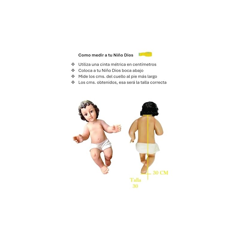 Ropon Vestido Traje De Niño Dios - modelo Niño Divino