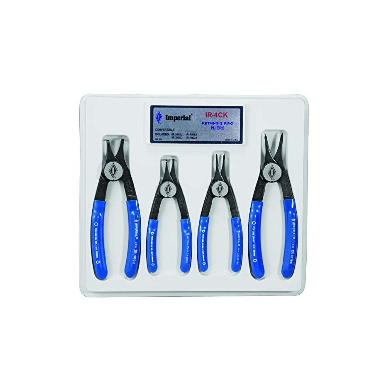 Imperial Tool IR4CK 4 Piece Cam-Lock Fixed Tip Convertible Retaining