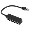 Adaptador RJ45 Cable Divisor Ethernet - 1 a 4 Puntos,