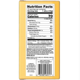 Land O Lakes Sliced Yellow American Premium Deli Cheese, 3 lbs.