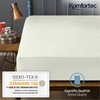 Komfortec Super King Fitted Sheet 100% Cotton, 11 inch (30