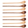 8 Pcs Wooden Spoon Beech Wood Safe Environmentally Friendly Wooden