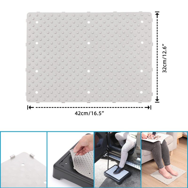 Wefaner Platform Safety Step - Non-Slip Indoor and Outdoor Large
