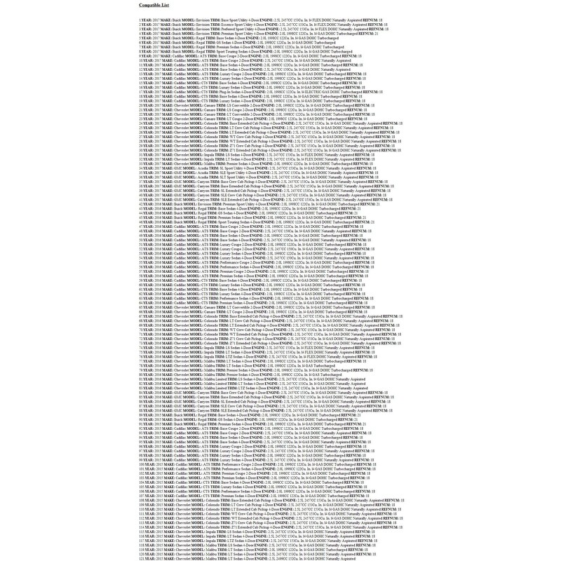 General Motors 12627184, Engine Timing Chain Guide