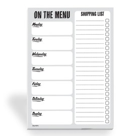 Weekly Meal Planner - Grocery List Meal Planning Daily To do List Notepad On the Menu Shopping List A5 Size (210 x 148mm) / Dad/Husband/Wife/Boyfriend/Girlfriend #1574