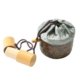 茶道具 Round Brown Bao [62φ X 8.6 cm] (7 – 913 – 17) Kagurazaka Inn 和食 Charger Restaurant Commercial