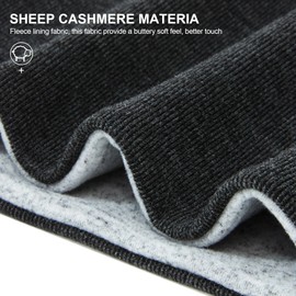 SUNMECI Neck Gaiter Warmer Ski Scarf Windproof Mask - Thick Fleece Neck Warmer Cold Weather Face Mask