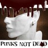 Punk Rock Spike Titanium Earrings, 2 Types, Set for Women,