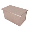 Loaf Pan with Lid for Baking Bread Nonstick Corrugated Steel