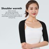 Double Shoulder Support Brace Wrap, Cotton Tencel Shoulder Arm Sleeves