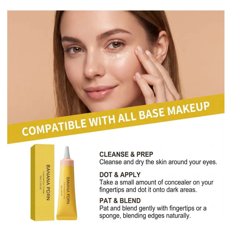 Corrector De Ojos Iluminador Tono Plátano Ligero