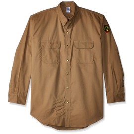 Revco - FS7 - Khaki - Xlarge Stallon FR Flame Resistant Cotton Work Shirt, FS7-KHK, X-Large
