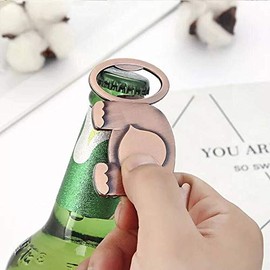 Yuokwer 24 pcs Antique Copper Lucky Elephant Bottle Opener Party Favors,Bottle Opener Wedding Favors for Guests,Bridal Shower Party Gift Decoration(Elephant 24pcs)