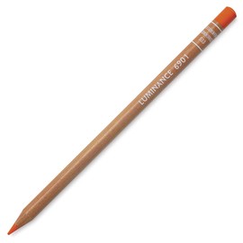 Caran D'Ache Luminance Pencil - DARK CADMIUM ORANGE-FSC