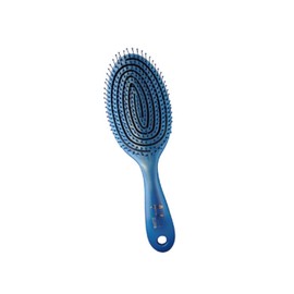Kinugawa Company 3D Detangling Brush Spiral No.8200 Blue Hair Brush 1 Piece