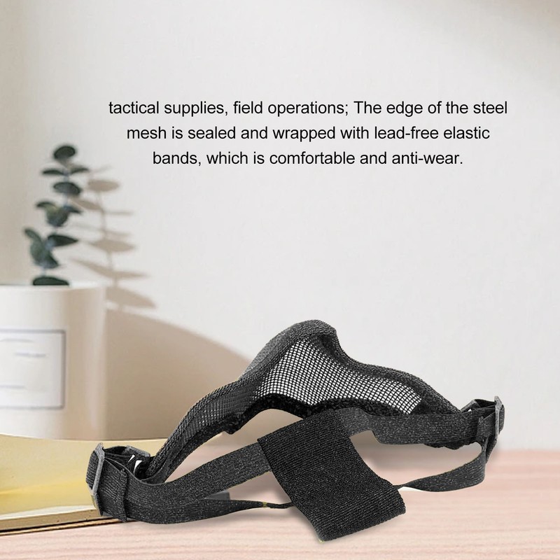 Half Face Guard Protective Steel Mesh Cool Design 54 to