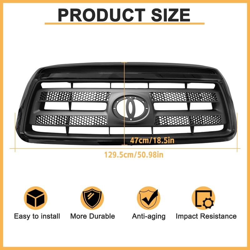 DIBON AUTO Front Bumper Grille For 2010 2011 2012 2013