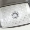IDesign Plastic Kitchen Sink Protector Grid for Kitchen, Bathroom, Basement,