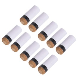 Alomejor Snooker Pool Cue Tip Replacement Size Cue Tips No Glue Tool Required 13 mm Pack of 10