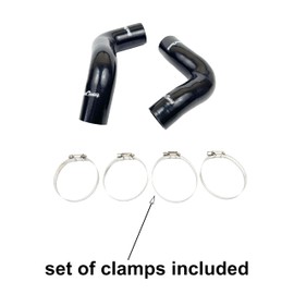 Silicone Radiator Hose Kit compatible with Subaru Forester XT 2004-2008 2.5L, black