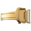 Bambi ZG0007N Leather Buckle, Gold, Gold Plated, 0.6 inches (16