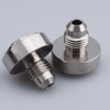 4AN Weld On Bung Stainless Steel Male Flare Weldable Fuel