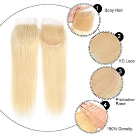 BW 613 ST Human Hair Closure 26 Inches