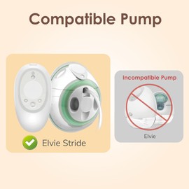 Maymom Válvula de pico de pato compatible con Elvie Single/Double Electric, Elvie Stride.