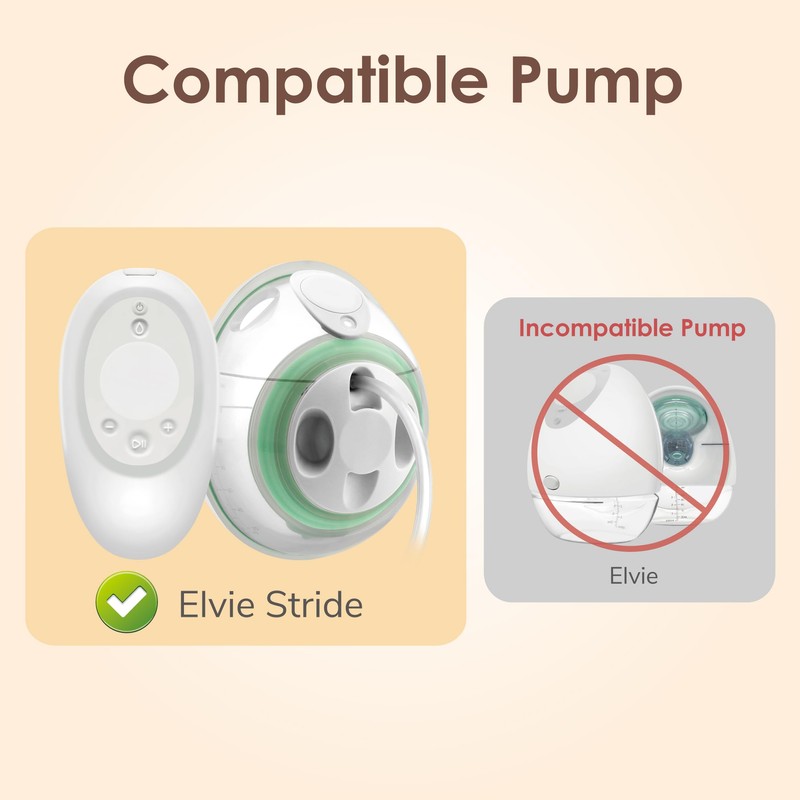 Maymom Válvula de pico de pato compatible con Elvie Single/Double