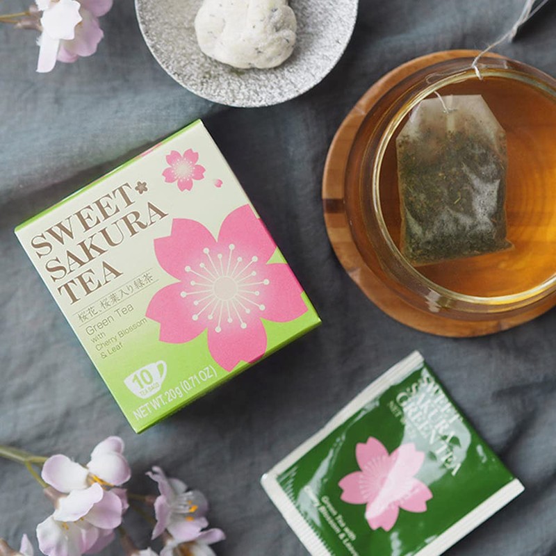 Tea Boutique Sweet Sakura Tea Green Tea With Cherry Blossom