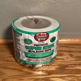 Protecto Wrap Super Stick Silver Synthetic Flashing Tape 75' L x 4" W- 1PK