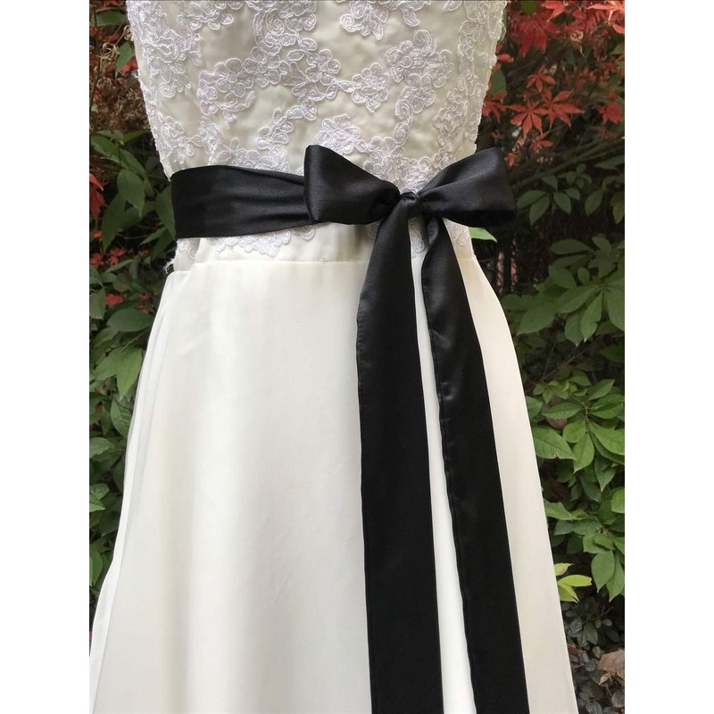 Cinturón de satén para novia de boda, vestido de dama