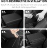 Upgraded Car Center Console Cover, Microfiber Leather Car Armrest Cover