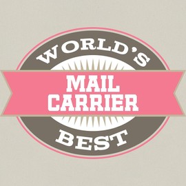 CafePress Mail Carrier Gift Canvas Tote Top Zipper Closure