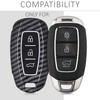 kwmobile Car Key Case Compatible with Hyundai 3-Button Car Key