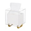 HBlife Clear Tissue Box Cover Square Acrylic Tissue Box Holder