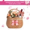 Daifunli 48 Pcs 6 Inch Valentine's Day Bows for Wreath