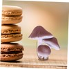 ORFOFE Unique 3-Headed Mushrooms 6pcs Foam Mushroom Figurines Natural Garden